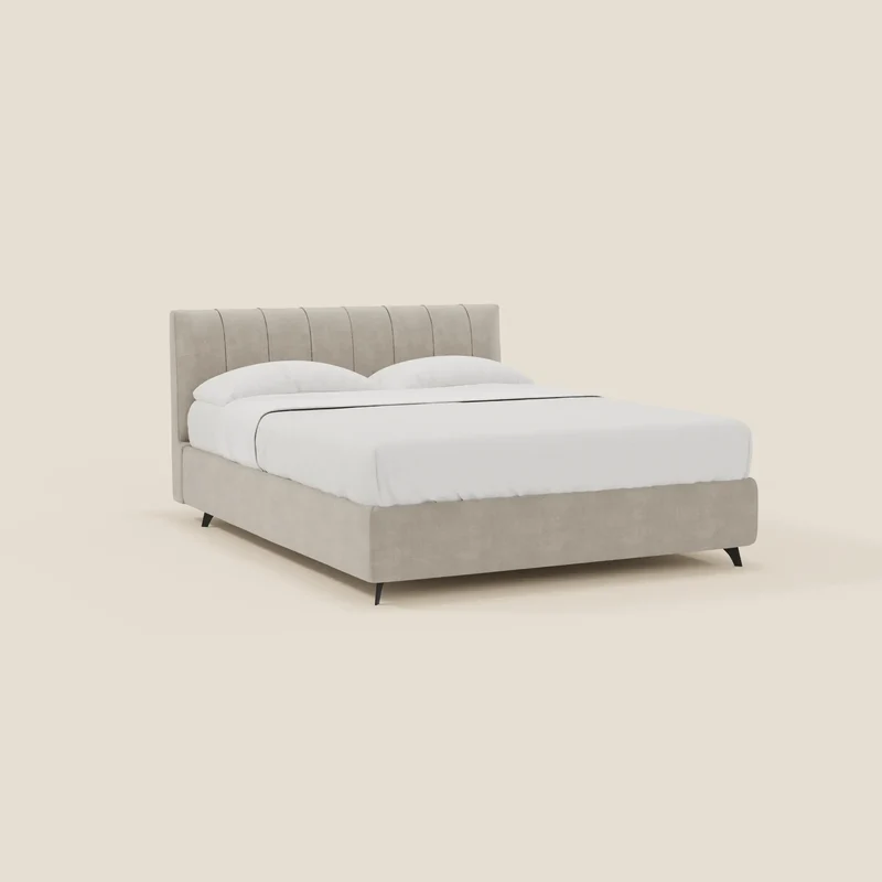 Bogart Lit coffre Édition Grande Fratello - déhoussable en tissu détachable T22 crème