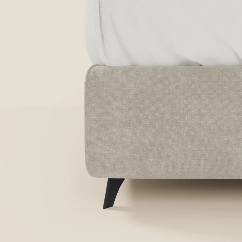 Bogart Lit coffre Édition Grande Fratello - déhoussable en tissu détachable T22 crème