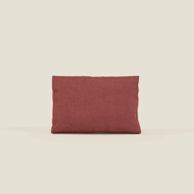 BonBon coussin de dossier – disponible en 2 tailles et tissu anti-taches T23 rouge cerise