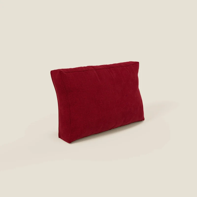 BonBon coussin de dossier – disponible en 2 tailles et tissu détachable T23 bordeaux
