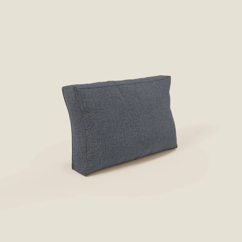 BonBon coussin de dossier – disponible en 2 tailles et tissu détachable T23 bleu graphite