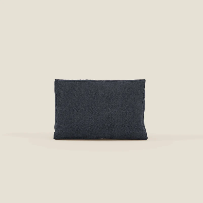 BonBon coussin de dossier – disponible en 2 tailles et tissu détachable T23 bleu ardoise