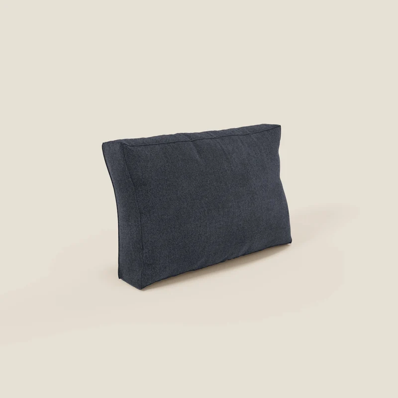 BonBon coussin de dossier – disponible en 2 tailles et tissu détachable T23 bleu ardoise