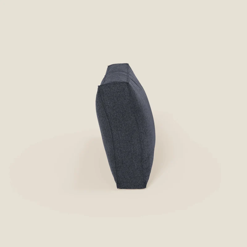 BonBon coussin de dossier – disponible en 2 tailles et tissu détachable T23 bleu ardoise