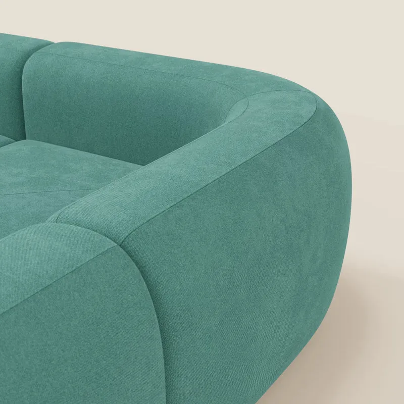 BonBon canapé d’angle composable et modulaire - tissu anti-taches T23 vert d’eau