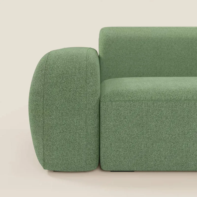 BonBon canapé d’angle composable et modulable – tissu anti-taches T23 menthe