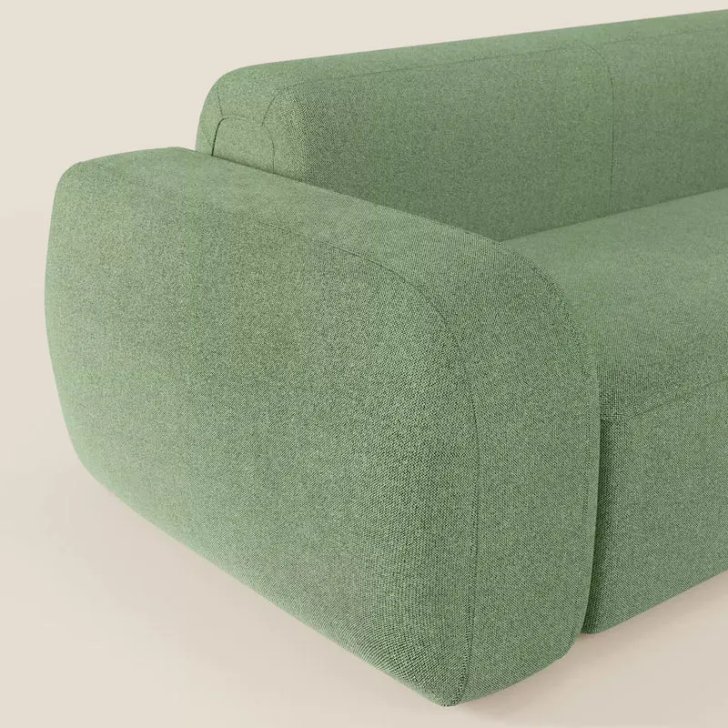 BonBon canapé d’angle composable et modulable – tissu anti-taches T23 menthe
