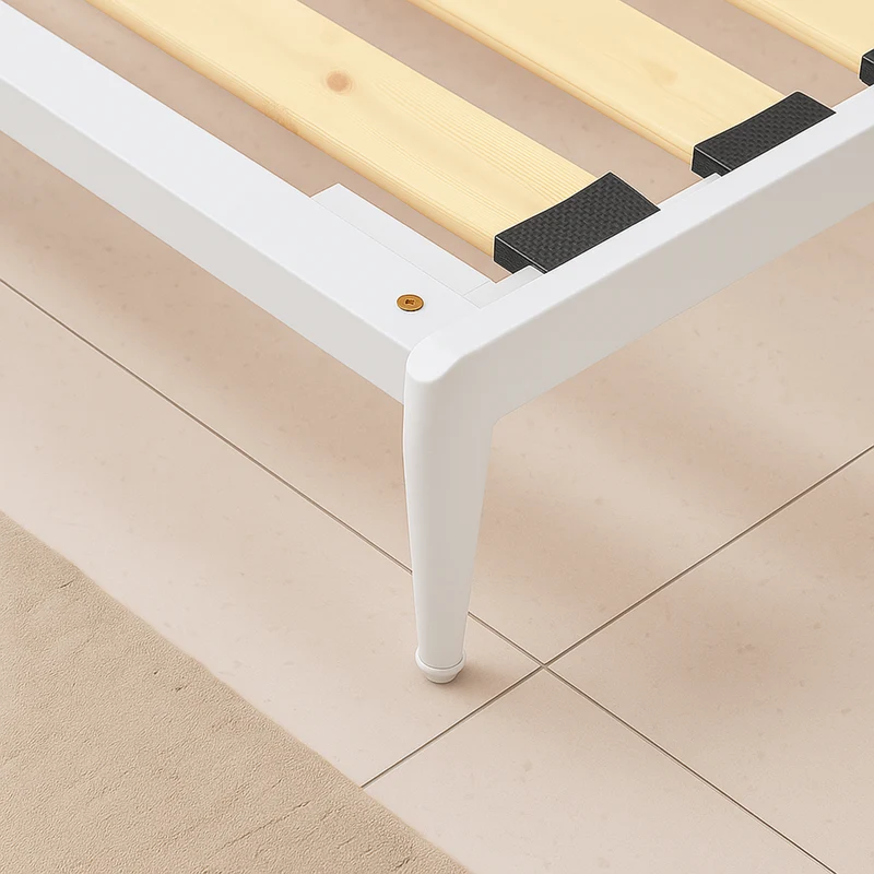 Sommier lit design style industriel, lattes larges, cadre à lattes - Collection Loft