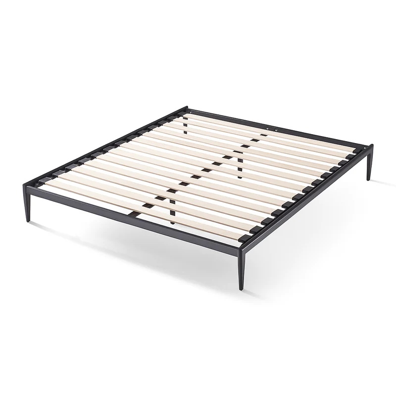 Sommier lit design style industriel, lattes larges, cadre à lattes - Collection Loft