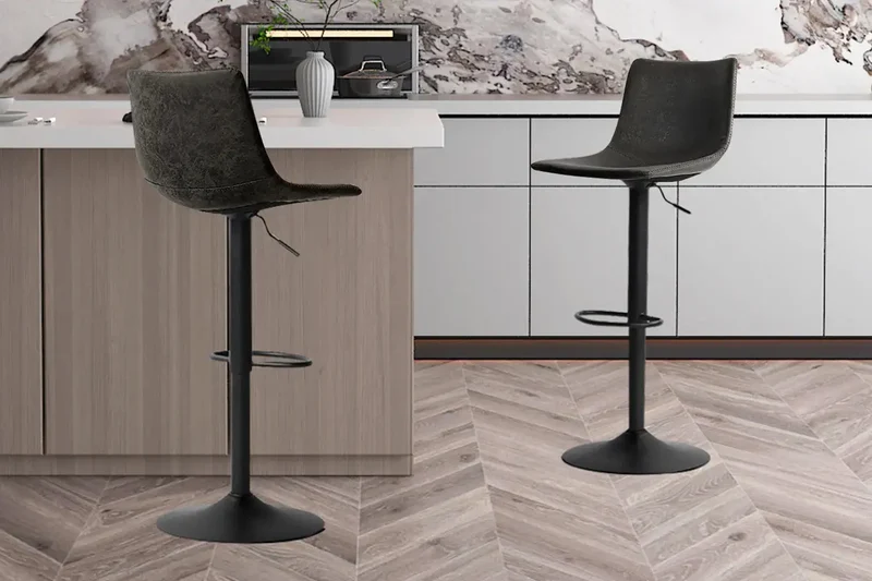 Tabourets de Bar TREVIS - H:61-81 cm