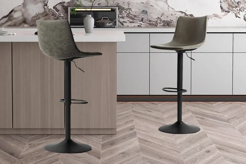 Tabourets de Bar TREVIS - H:61-81 cm