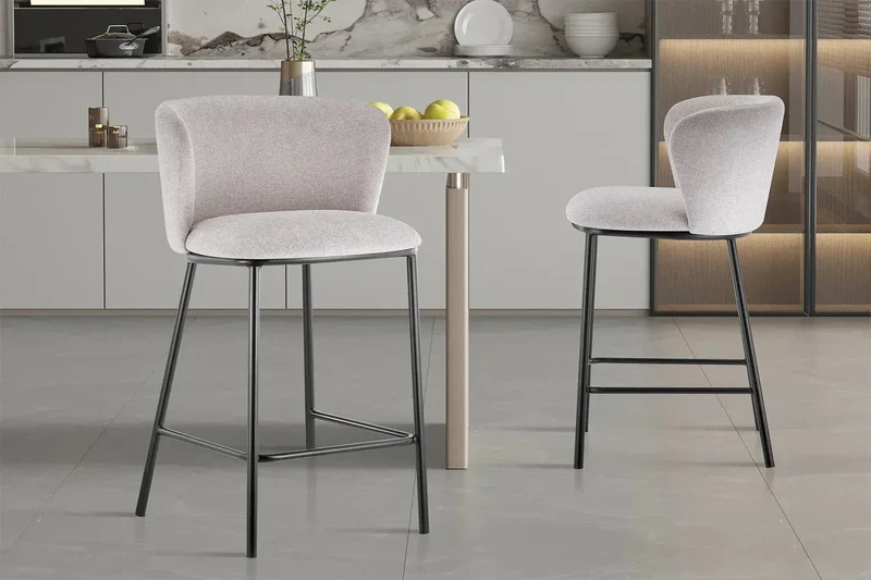 Chaises de Bar ARTHURO - 53 x 50,5 cm
