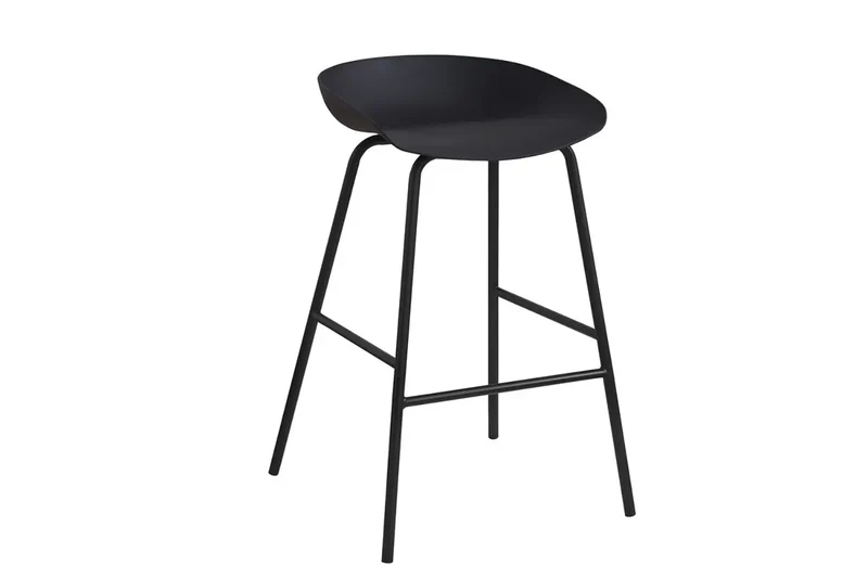 Chaises de Bar HANNA en Polypropylène - 42,5 x 46 cm