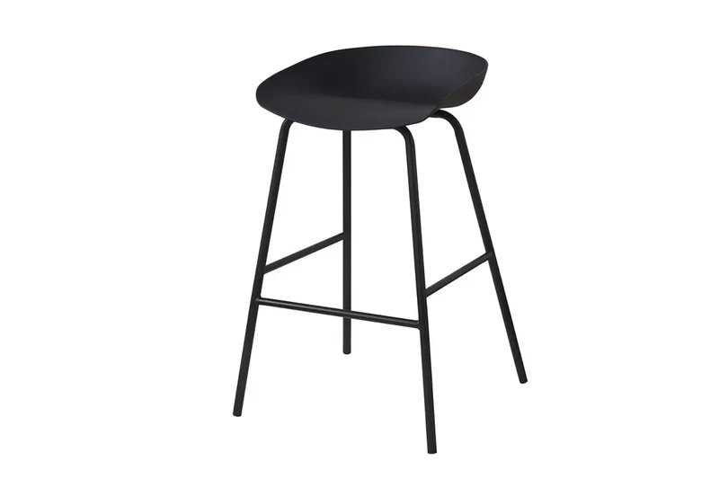 Chaises de Bar HANNA en Polypropylène - 42,5 x 46 cm
