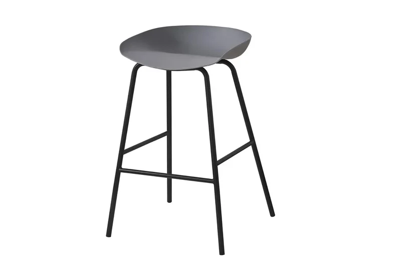 Chaises de Bar HANNA en Polypropylène - 42,5 x 46 cm