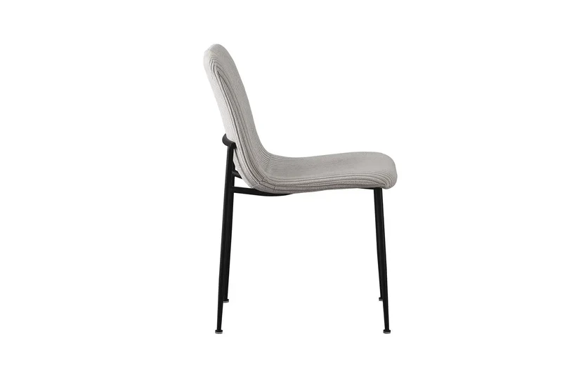 Chaises de Salle à Manger ALICYA en Tissu - 42 x 57 cm