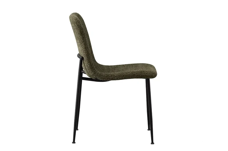 Chaises de Salle à Manger ALICYA en Tissu - 42 x 57 cm