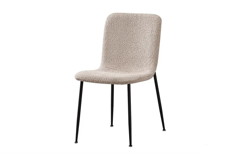 Chaises de Salle à Manger ALICYA en Tissu - 42 x 57 cm