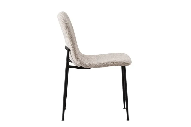 Chaises de Salle à Manger ALICYA en Tissu - 42 x 57 cm