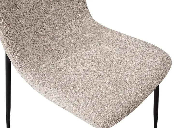 Chaises de Salle à Manger ALICYA en Tissu - 42 x 57 cm