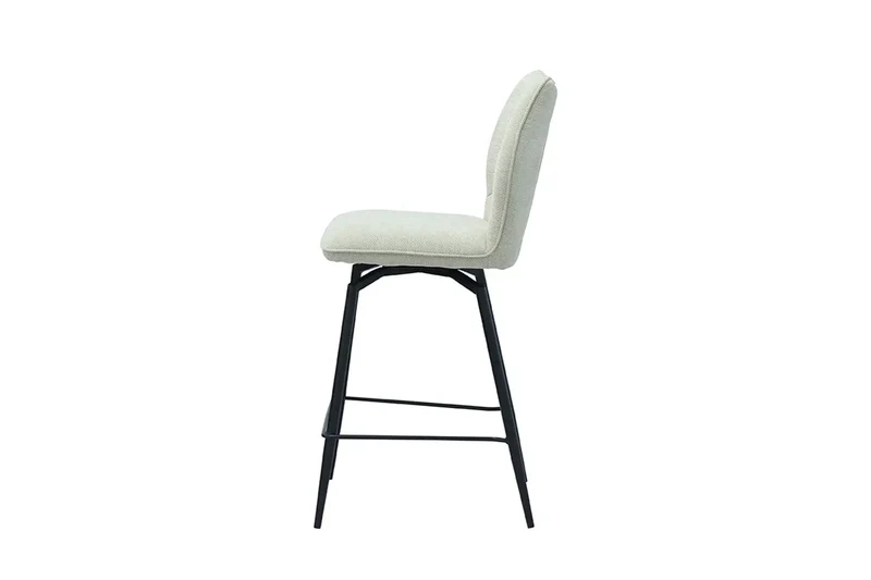 Chaises de Bar LYARA en Tissu - 48 x 56 cm