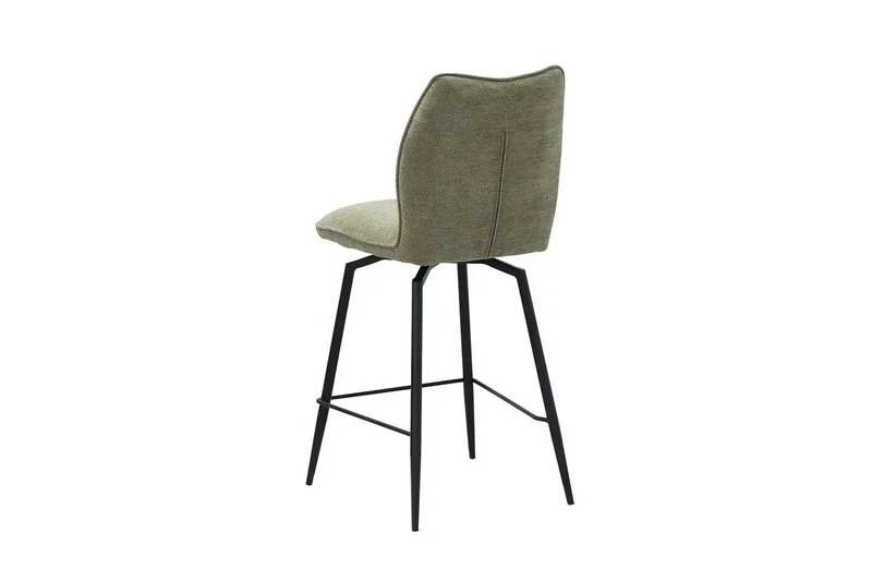 Chaises de Bar LYARA en Tissu - 48 x 56 cm