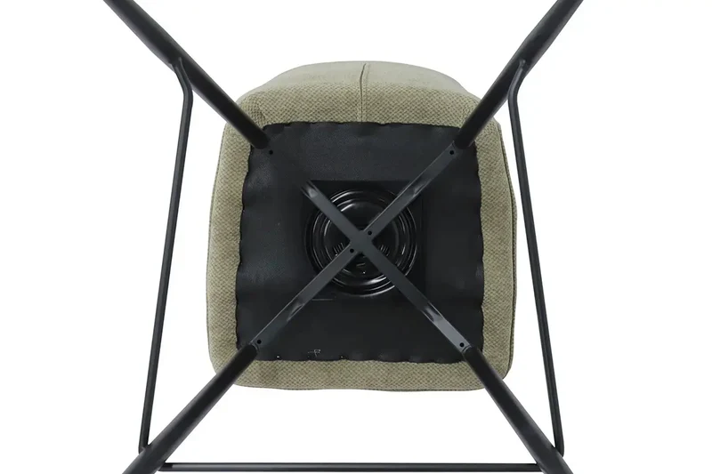 Chaises de Bar LYARA en Tissu - 48 x 56 cm