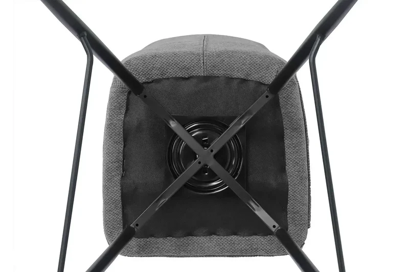Chaises de Bar LYARA en Tissu - 48 x 56 cm