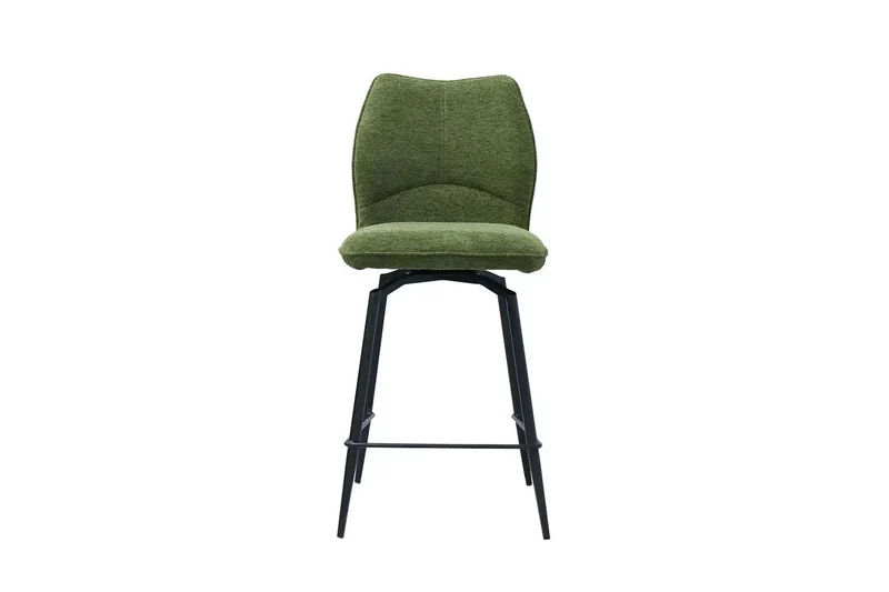 Chaises de Bar LYARA en Tissu - 48 x 56 cm