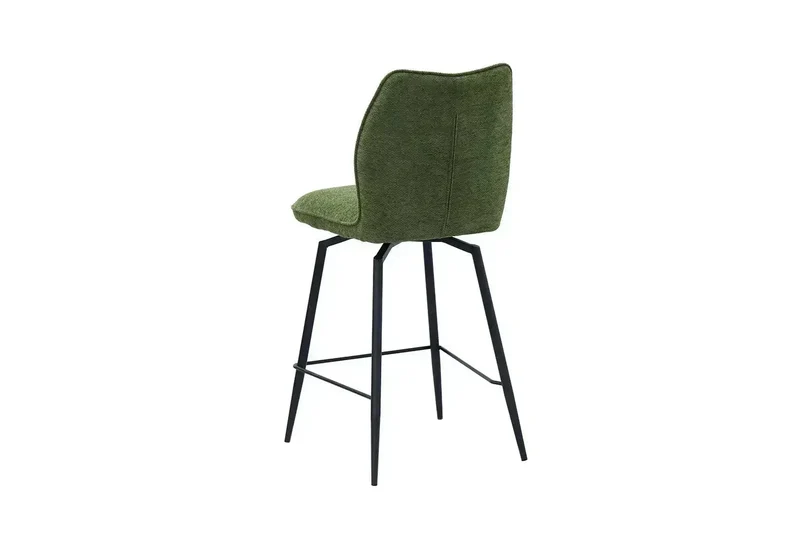Chaises de Bar LYARA en Tissu - 48 x 56 cm
