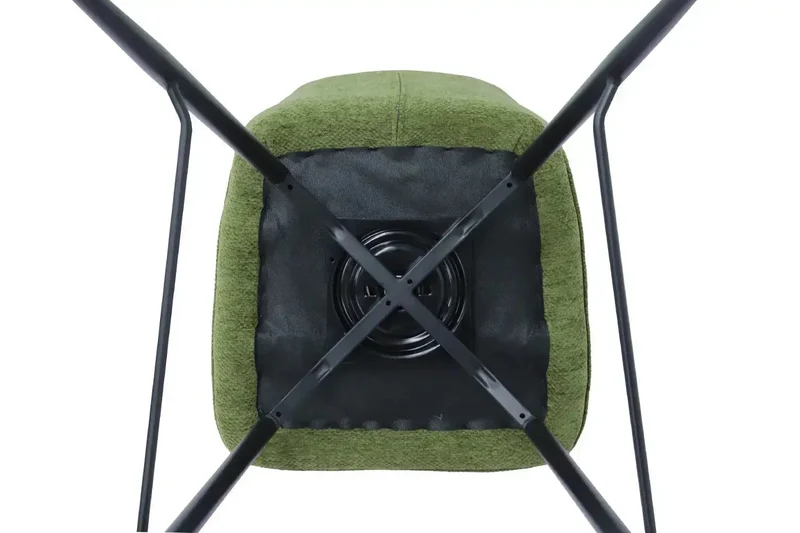 Chaises de Bar LYARA en Tissu - 48 x 56 cm