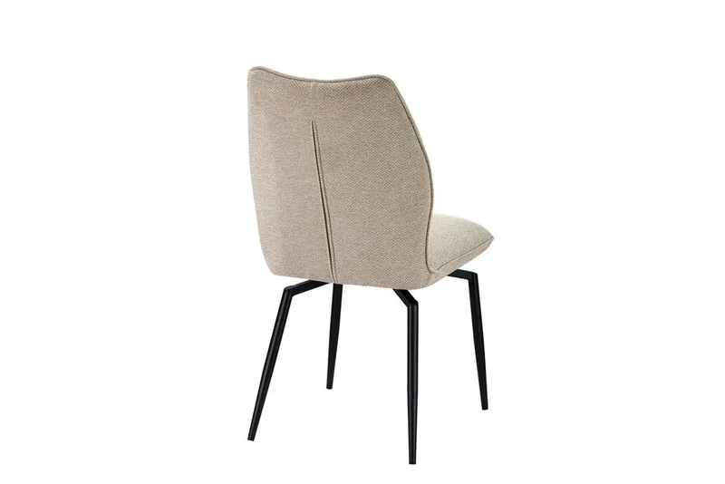 Chaises de Salle à Manger Pivotante LYARA en Tissu - 45,5 x 60 cm