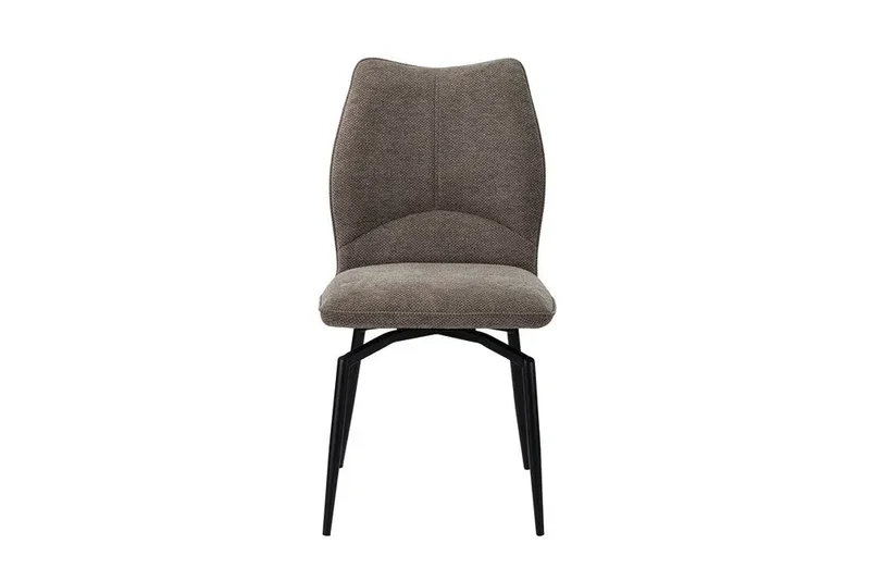 Chaises de Salle à Manger Pivotante LYARA en Tissu - 45,5 x 60 cm