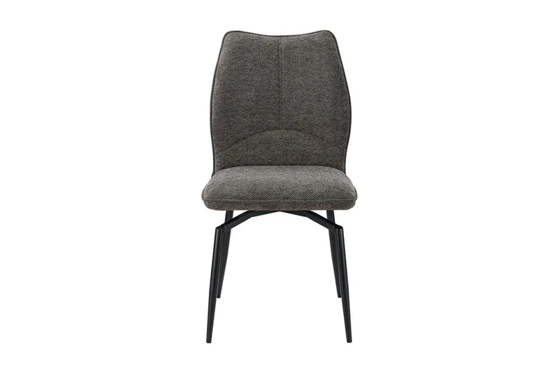 Chaises de Salle à Manger Pivotante LYARA en Tissu - 45,5 x 60 cm