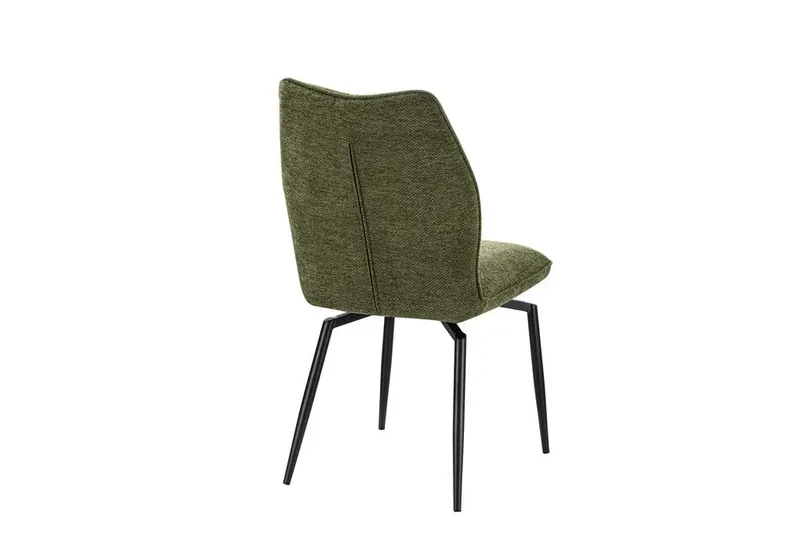 Chaises de Salle à Manger Pivotante LYARA en Tissu - 45,5 x 60 cm