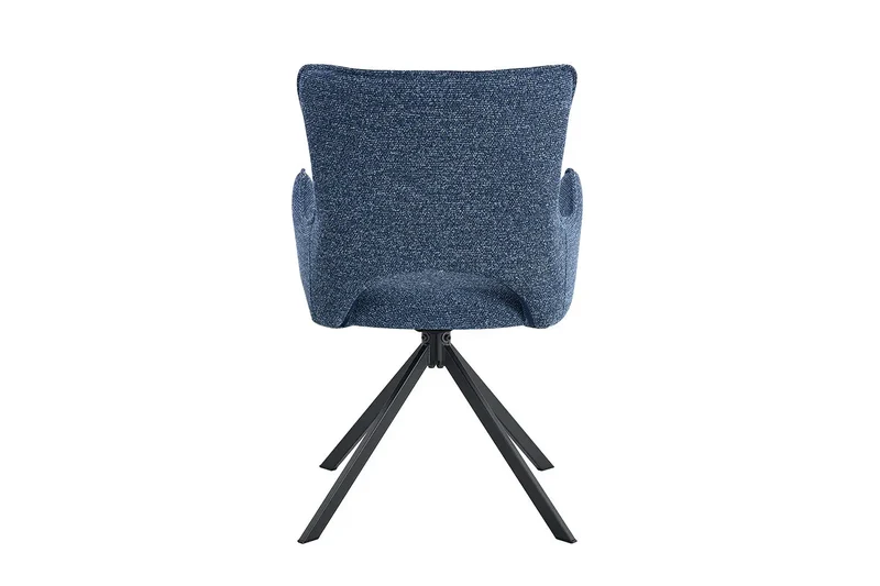Chaises Pivotantes de Salle à Manger avec Accoudoirs BILY en Tissu - 57,5 x 60 cm