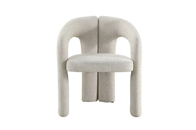 Chaises de Salle à Manger avec Accoudoirs BEJAYA en Tissu - 63 x 62 cm