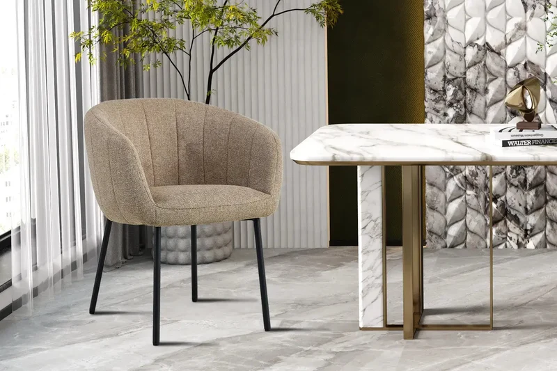 Chaises de Salle à Manger SAVINA avec Accoudoirs - 57 x 62 cm