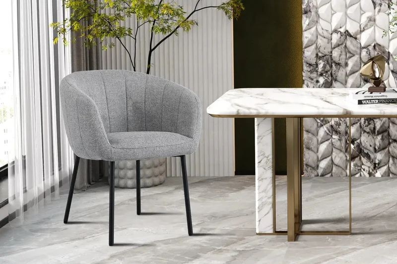 Chaises de Salle à Manger SAVINA avec Accoudoirs - 57 x 62 cm