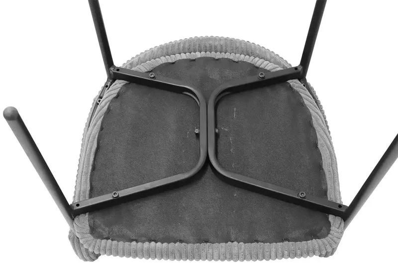 Chaise de salle à manger HINAYA en Tissu - 54 x 62 cm