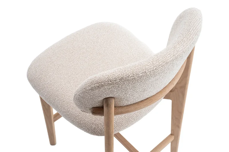 Chaise de Bar KAYA en Chêne Massif - 47 x 56.5 cm