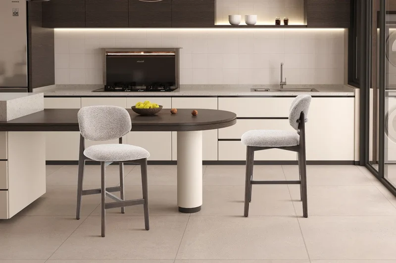 Chaise de Bar KAYA en Chêne Massif - 47 x 56.5 cm