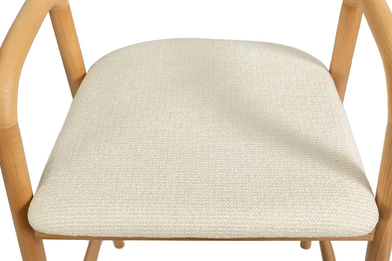 Chaise de Bar CLARA en Bois de Frêne - 55.5 x 57.5 cm