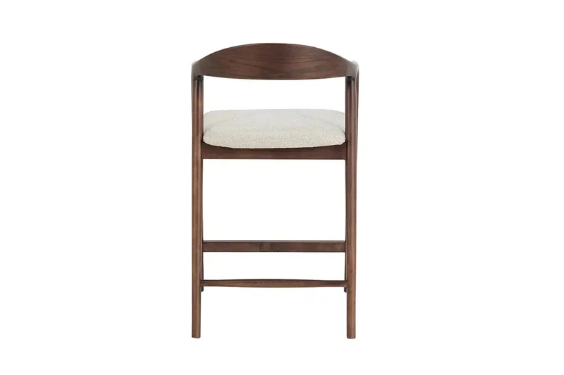 Chaise de Bar CLARA en Bois de Frêne - 55.5 x 57.5 cm