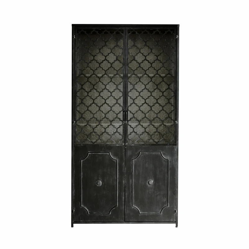 Vitrine LOBERON Astralon métal noir