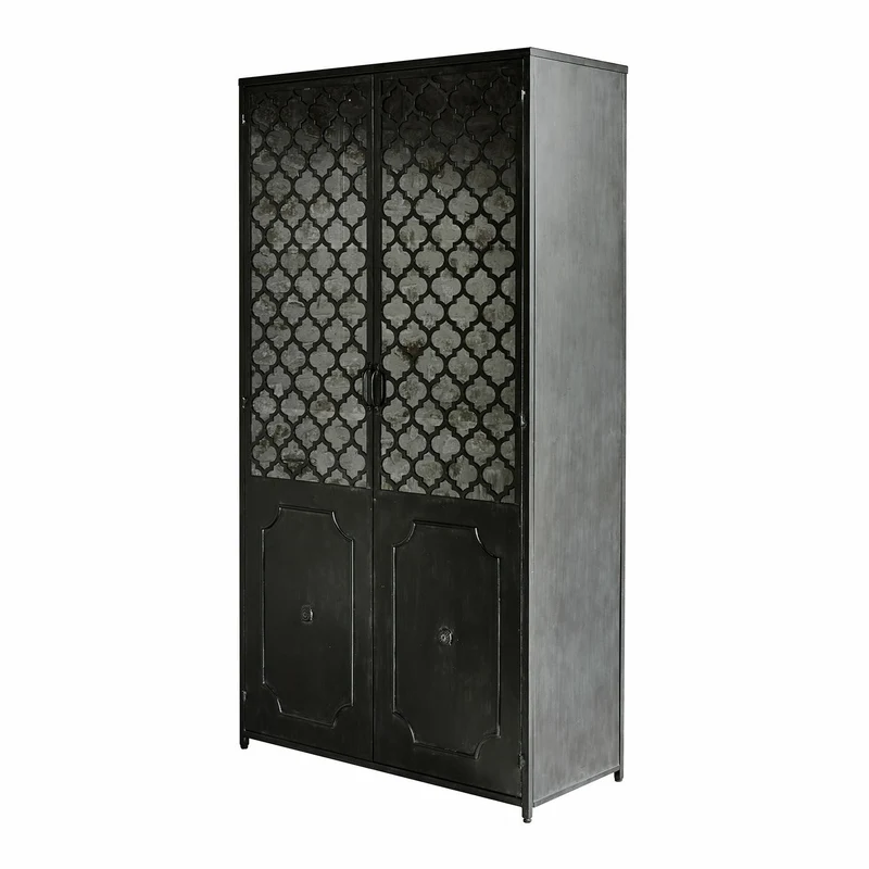 Vitrine LOBERON Astralon métal noir
