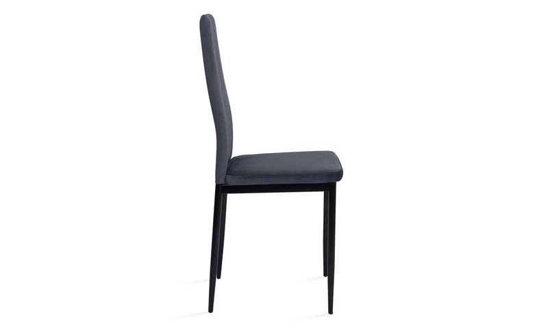 Lot de 6 chaises Jade Gris foncé