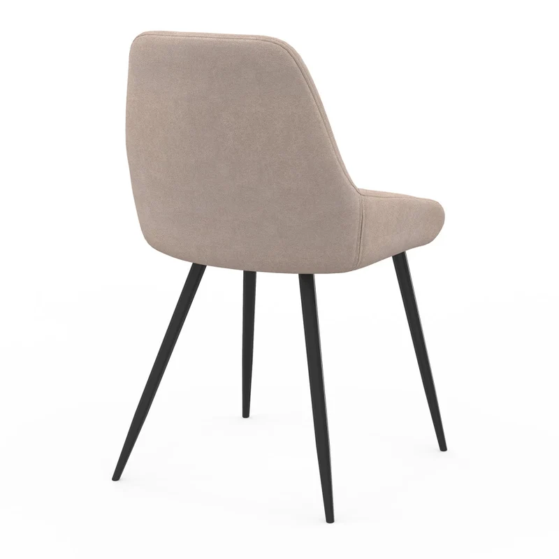 Lot de 2 chaises Ornella taupe