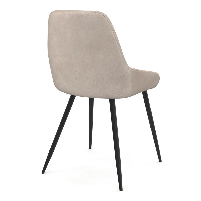 Lot de 4 chaises Olivia taupe