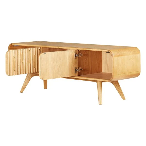 Meuble télé 165cm chêne naturel